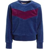 Orange Stars - Sweater - Allover Print - Ronde Hals - Geribde Boorden