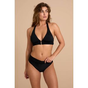 BEACHWAVE - Voorgevormde Halter Bikinitop - Zwart