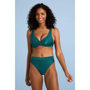 BEACHWAVE - Voorgevormde Push-up Bikinitop - Petrol