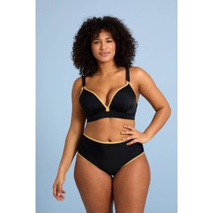 BEACHWAVE - Curve - Voorgevormde Beugel Bikinitop - Zwart