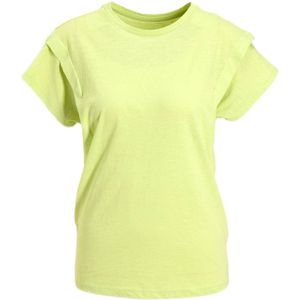 Anytime - T-shirt - Limegroen - Katoen - Korte Mouwen