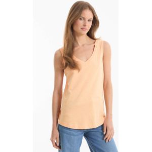 Anytime - Hemd - Licht Oranje - V-hals - Dames