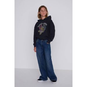 Coolcat - Dominic - Jeans - Donker Blauw - Wide Leg Fit