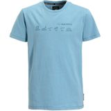 Me & My Monkey - T-shirt - Lichtblauw - Katoen - Printopdruk