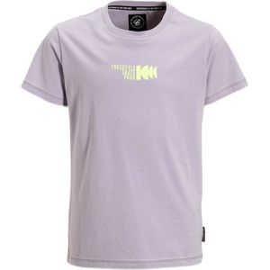 Me & My Monkey - T-shirt - Paars - Katoen - Ronde Hals - Korte Mouwen