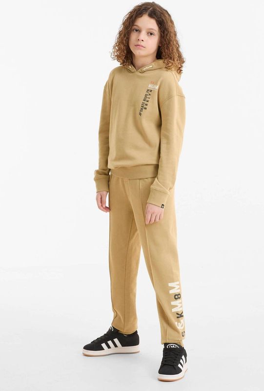 Me & My Monkey - Joggingbroek - Beige - Printopdruk