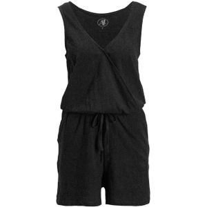Anytime - Playsuit - Zwart - Mouwloos - V-hals - Katoen