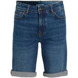 anytime - Denim Short - Blauw - Regular Fit - Katoen
