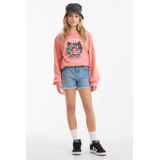 Anytime - Denim Short - Blauw - Katoenmix - 5-Pocket Stijl