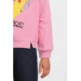 anytime - Gebreide Trui - Roze - Katoenmix - Pikachu Print