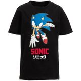 Anytime - T-shirt - Zacht Katoen - Sonic Print - Ronde Hals - Korte Mouwen