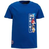 Anytime - T-shirt - Blauw - Katoen - Sonic Printopdruk