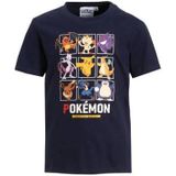 anytime - T-shirt - Donkerblauw - Pokemon Licentie