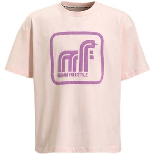 Me & My Monkey - Oversized T-shirt - Roze - Met Printopdruk