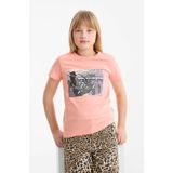 Me & My Monkey - T-shirt - Met Printopdruk - Zwart - Katoen