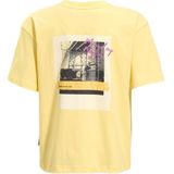 Me & My Monkey - T-shirt - Wit - Katoen - Print New York-brug