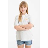 Me & My Monkey - Oversized T-shirt - Lichtblauw - Katoen