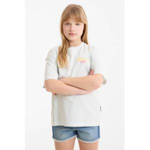 Me & My Monkey - Oversized T-shirt - Lichtblauw - Katoen