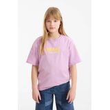 Me & My Monkey - T-shirt - Wit - Katoen - Miami South Beach Print