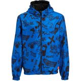 Orange Stars - Reversible Jacket - Blauw - Omkeerbaar - Jongens