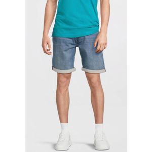 Anytime - Relaxed Fit Denim Short - Lichtblauw - 5-pocket Model