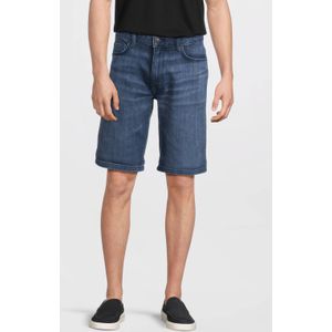 anytime - Relaxed Fit Denim Short - Blauw - 5-Pocket Model