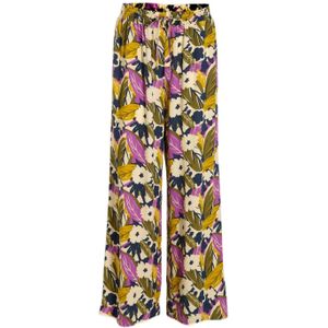 Imagine - Wide Leg Broek - Bloemenprint - Crinkle Stof - High Waist