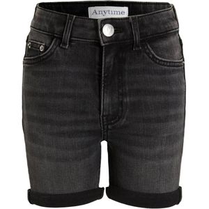 Anytime - Denim Short - Grijs - 5-Pocket Model - Katoenmix