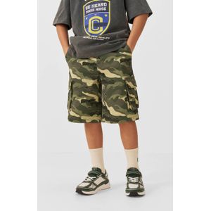 Coolcat - Cargo Short - Camouflage - Katoen - Elastische Tailleband