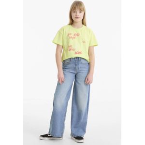 Me & My Monkey - Jeans - Donkerblauw - Denim - Contrast Streep Zijkant