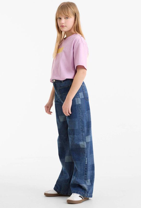 Me & My Monkey - Patchwork Jeans - Denim - Voor Meisjes