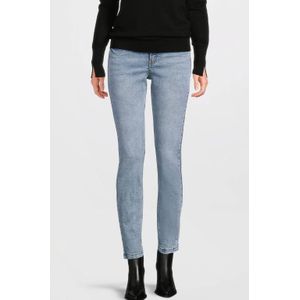 Anytime - Skinny Fit Jeans - Gewassen Blauw - Regular Waist - 5-Pocket