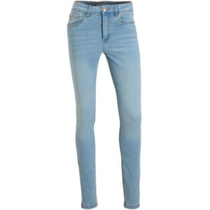 Anytime - High Waist Skinny Jeans - Lichtblauw - 5-Pocket - Stretch Denim