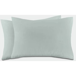 NOUS Living basis kussensloop lichtgroen (set van 2) (60x70 cm)