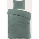 Dekbedovertrek - Grijs - Katoen - Eenpersoons