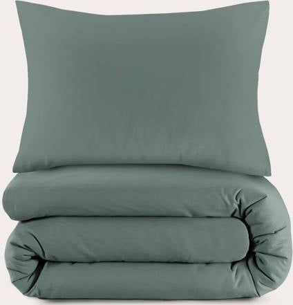 Dekbedovertrek - Grijs - Katoen - Eenpersoons