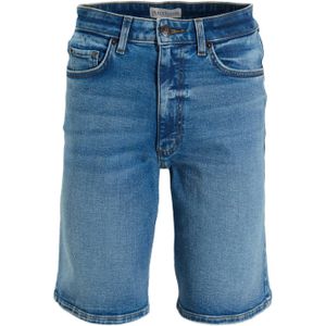Anytime - Relaxed Denim Short - Blauw - Korte Broeken