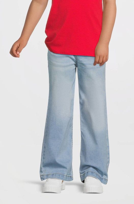 Anytime - Wide Leg Jeans - Lichtblauw - Stretchmateriaal