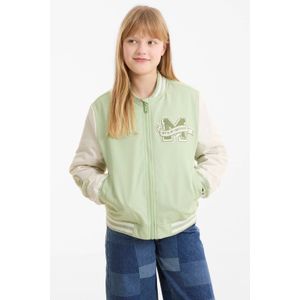 Me & My Monkey - Bomberjack - Groen/Wit - Katoen