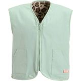 Me & My Monkey - Gilet - Luipaardprint - Omkeerbaar - Zachte Teddystof