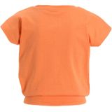 Orange Stars - T-shirt - Korte Mouwen - Pailletten Print