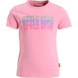 Orange Stars - T-shirt - Roze