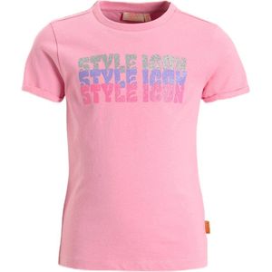 Orange Stars - T-shirt - Roze