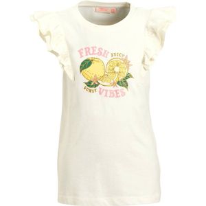 Orange Stars - T-shirt - Katoen - Ruffle Mouwen