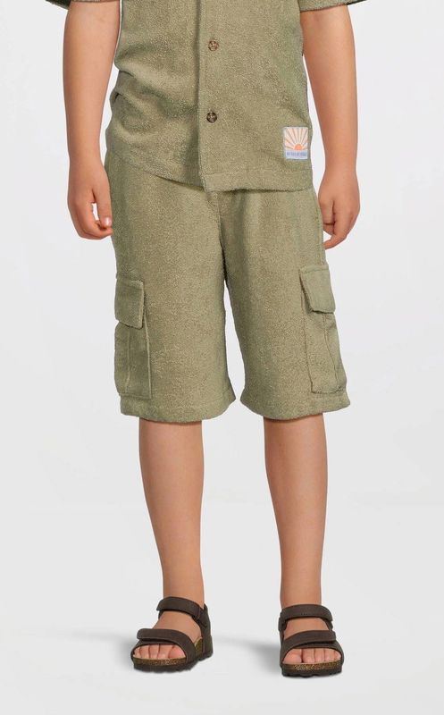 Me & My Monkey - Korte Broek - Khaki - Badstof