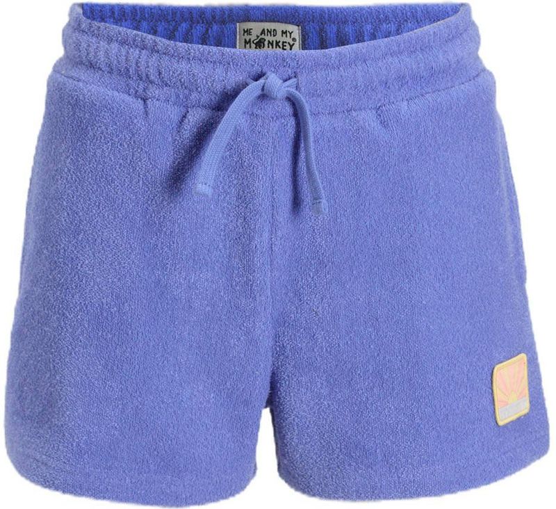 Me & My Monkey - Korte Broek - Paars - Badstof
