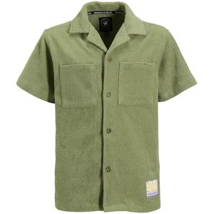 Me & My Monkey overhemd van badstof khaki