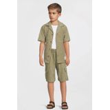 Me & My Monkey - Overhemd - Blauw - Badstof