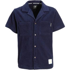 Me & My Monkey - Overhemd - Blauw - Badstof