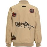 Coolcat - Jasje - Beige - Polyester - Printopdruk en Patches